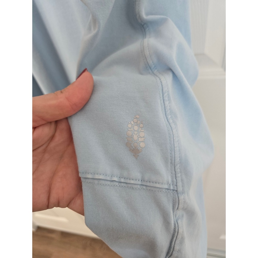Free People Movement Hot Shot Onesie Light Blue Jumpsuit Small - Picture 6 of 7